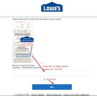 Lowes Official Survey Page